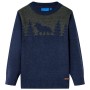 Jersey de punto infantil azul marino 128 de , Camisetas para niños - Ref: Foro24-14502, Precio: 12,12 €, Descuento: %