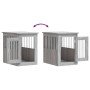 Jaula para perros madera de ingeniería gris Sonoma 45x62x59 cm de , Casetas para perros - Ref: Foro24-838314, Precio: 74,74 €...