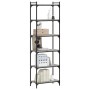 Bookstore 6 shelves wood engineering gray Sonoma 60x30x188 cm by , Bookcases and shelves - Ref: Foro24-837665, Price: 70,75 €...