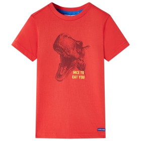 Camiseta infantil rojo 116 de , Camisetas para niños - Ref: Foro24-11721, Precio: 7,99 €, Descuento: %