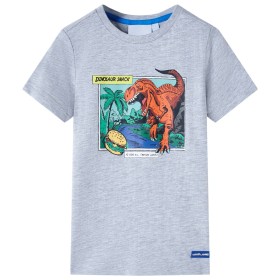 Camiseta infantil gris 116 de , Camisetas para niños - Ref: Foro24-12246, Precio: 7,99 €, Descuento: %