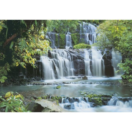 Komar Fototapete Pura Kaunui Falls 368x254 cm 8-256 von Komar, Bemaltes Papier - Ref: Foro24-422693, Preis: 99,41 €, Rabatt: %