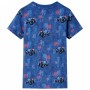 Camiseta infantil azul oscuro mélange 140 de , Camisetas para niños - Ref: Foro24-12528, Precio: 10,02 €, Descuento: %