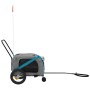 Pet Bicycle Trailer Iron Oxford Cloth Blue Black by , pet strollers - Ref: Foro24-93890, Price: 134,79 €, Discount: %