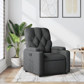 Dark Gray Fabric Recliner by , Armchairs - Ref: Foro24-372480, Price: 222,37 €, Discount: %