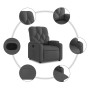 Dark Gray Fabric Recliner by , Armchairs - Ref: Foro24-372480, Price: 221,82 €, Discount: %