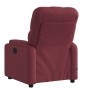 Sillón de masaje reclinable de tela color vino tinto de , Sillones - Ref: Foro24-372494, Precio: 248,34 €, Descuento: %