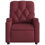 Sillón de masaje reclinable de tela color vino tinto de , Sillones - Ref: Foro24-372494, Precio: 248,34 €, Descuento: %