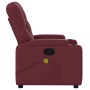 Red wine fabric reclining massage chair by , Armchairs - Ref: Foro24-372494, Price: 232,99 €, Discount: %