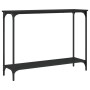 Mesa consola madera de ingeniería negra 101x30,5x75 cm de , Mesas auxiliares - Ref: Foro24-837702, Precio: 41,89 €, Descuento: %