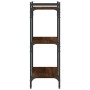 Bookcase with 3 shelves engineered wood oak brown 60x30x86 cm by , Bookcases and shelves - Ref: Foro24-837651, Price: 41,16 €...