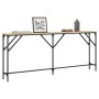 Mesa consola madera de ingeniería roble Sonoma 180x23x75 cm de , Mesas auxiliares - Ref: Foro24-837768, Precio: 61,07 €, Desc...