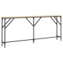 Mesa consola madera de ingeniería roble Sonoma 180x23x75 cm de , Mesas auxiliares - Ref: Foro24-837768, Precio: 61,07 €, Desc...