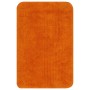 Conjunto de alfombrillas de baño de tela 3 piezas naranja de vidaXL, Alfombras y esterillas de baño - Ref: Foro24-133227, Pre...