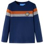 Camiseta infantil de manga larga azul marino 104 de , Camisetas para niños - Ref: Foro24-12850, Precio: 9,99 €, Descuento: %