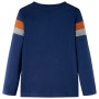 Camiseta infantil de manga larga azul marino 104 de , Camisetas para niños - Ref: Foro24-12850, Precio: 9,99 €, Descuento: %