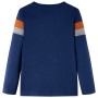 Camiseta infantil de manga larga azul marino 128 de , Camisetas para niños - Ref: Foro24-12852, Precio: 8,06 €, Descuento: %