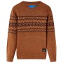 Children's knitted sweater in cognac color 104 by , Kids T-shirts - Ref: Foro24-14490, Price: 13,99 €, Discount: %