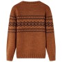 Children's knitted sweater in cognac color 104 by , Kids T-shirts - Ref: Foro24-14490, Price: 13,99 €, Discount: %