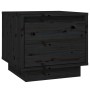 Bedside tables 2 pcs solid black pine wood 35x34x32 cm by vidaXL, Nightstands - Ref: Foro24-813404, Price: 61,41 €, Discount: %