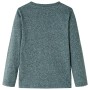 Children's long-sleeved t-shirt dark green mélange 104 by , Kids T-shirts - Ref: Foro24-12825, Price: 9,81 €, Discount: %