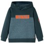 Dunkelgrünes Kinder-Kapuzensweatshirt 140 von , Kinder-T-Shirts - Ref: Foro24-12908, Preis: 16,41 €, Rabatt: %