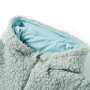 Children's jacket with hooded mint green shearling synthetic fur 104 by , Children's outerwear - Ref: Foro24-13875, Price: 12...