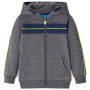 Children's sweatshirt with hood and zipper gray mélange 116 by , Kids T-shirts - Ref: Foro24-13276, Price: 15,91 €, Discount: %