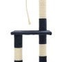 Rascador para gatos poste rascador de sisal 109 cm azul oscuro de vidaXL, Mobiliario para gatos - Ref: Foro24-170606, Precio:...