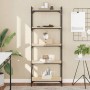 Bookcase with 5 shelves engineered wood Sonoma oak 60x30x154 cm by , Bookcases and shelves - Ref: Foro24-837658, Price: 59,40...