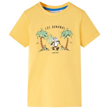 Camiseta infantil ocre claro 92 de , Camisetas para niños - Ref: Foro24-11684, Precio: 9,99 €, Descuento: %