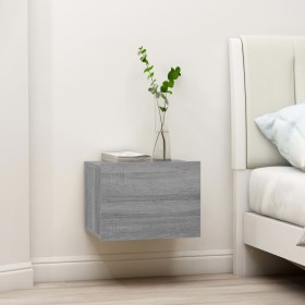 Bedside tables 2 units gray Sonoma plywood 40x30x30 cm by vidaXL, Nightstands - Ref: Foro24-815414, Price: 71,72 €, Discount: %