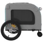 Bicycle pet trailer, iron frame, Oxford fabric in blue and grey. by , pet strollers - Ref: Foro24-93855, Price: 105,31 €, Dis...