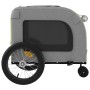 Pet Bicycle Trailer Iron Oxford Cloth Green Gray by , pet strollers - Ref: Foro24-93857, Price: 116,56 €, Discount: %