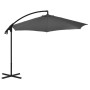 Cantilever parasol with steel pole 300 cm anthracite by vidaXL, Umbrellas - Ref: Foro24-44875, Price: 134,72 €, Discount: %