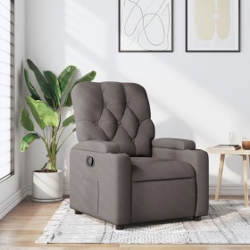 Sillón reclinable de tela gris taupe de , Sillones - Ref: Foro24-372487, Precio: 230,99 €, Descuento: %