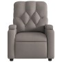 Sillón reclinable de tela gris taupe de , Sillones - Ref: Foro24-372487, Precio: 221,82 €, Descuento: %