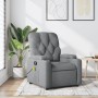 Light Gray Fabric Massage Recliner by , Armchairs - Ref: Foro24-372491, Price: 243,99 €, Discount: %