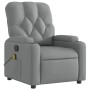 Sillón reclinable de masaje de tela gris claro de , Sillones - Ref: Foro24-372491, Precio: 257,89 €, Descuento: %