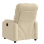 Sillón de masaje reclinable de tela crema de , Sillones - Ref: Foro24-372500, Precio: 248,34 €, Descuento: %