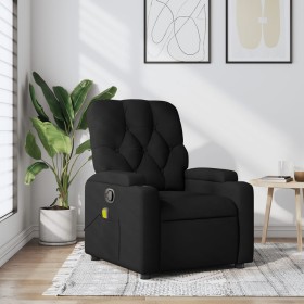 Black Fabric Massage Recliner by , Armchairs - Ref: Foro24-372493, Price: 261,99 €, Discount: %