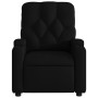 Sillón reclinable de masaje de tela negro de , Sillones - Ref: Foro24-372493, Precio: 259,28 €, Descuento: %