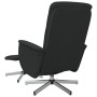 Sillón reclinable con reposapiés tela negro de , Sillones - Ref: Foro24-356572, Precio: 155,99 €, Descuento: %