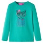 Bright green long-sleeved children's t-shirt size 128 by , Kids T-shirts - Ref: Foro24-13582, Price: 9,81 €, Discount: %