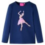 Navy blue long-sleeved children's t-shirt size 116 by , Kids T-shirts - Ref: Foro24-14001, Price: 8,99 €, Discount: %