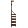 Coat rack with brown oak shoe rack 90x34x184 cm by , Dresser Organizers and Bar Hangers - Ref: Foro24-837881, Price: 101,80 €...