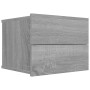 Mesitas de noche 2 uds contrachapada gris Sonoma 40x30x30 cm de vidaXL, Mesitas de noche - Ref: Foro24-815414, Precio: 71,72 ...