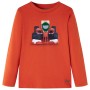 Children's orange long-sleeved t-shirt 140 by , Kids T-shirts - Ref: Foro24-12883, Price: 9,99 €, Discount: %