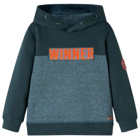 Children's dark green hooded sweatshirt 92 by , Kids T-shirts - Ref: Foro24-12904, Price: 14,99 €, Discount: %