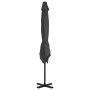 Cantilever parasol with anthracite gray aluminum pole 250x250 cm by vidaXL, Umbrellas - Ref: Foro24-44618, Price: 202,30 €, D...